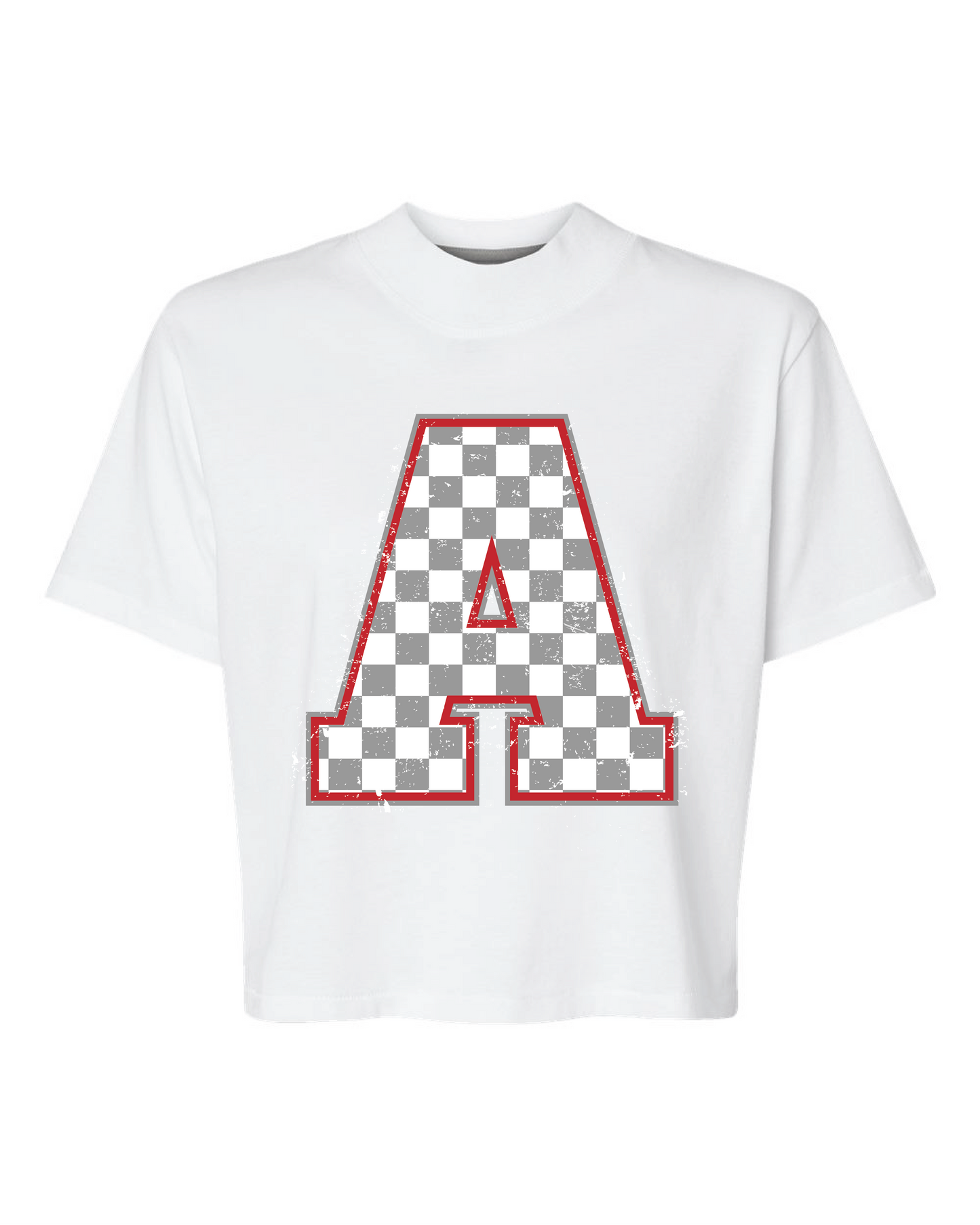 Checkered A Crop- Adult